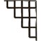 Ekena Millwork Diane Wrought Iron Bracket, (Triple center brace), Antiqued Warm Silver 2"W x 10"D x 12"H BKTM02X10X12TDIAWS - alternate 4
